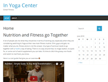 Tablet Screenshot of inyogacenter.com